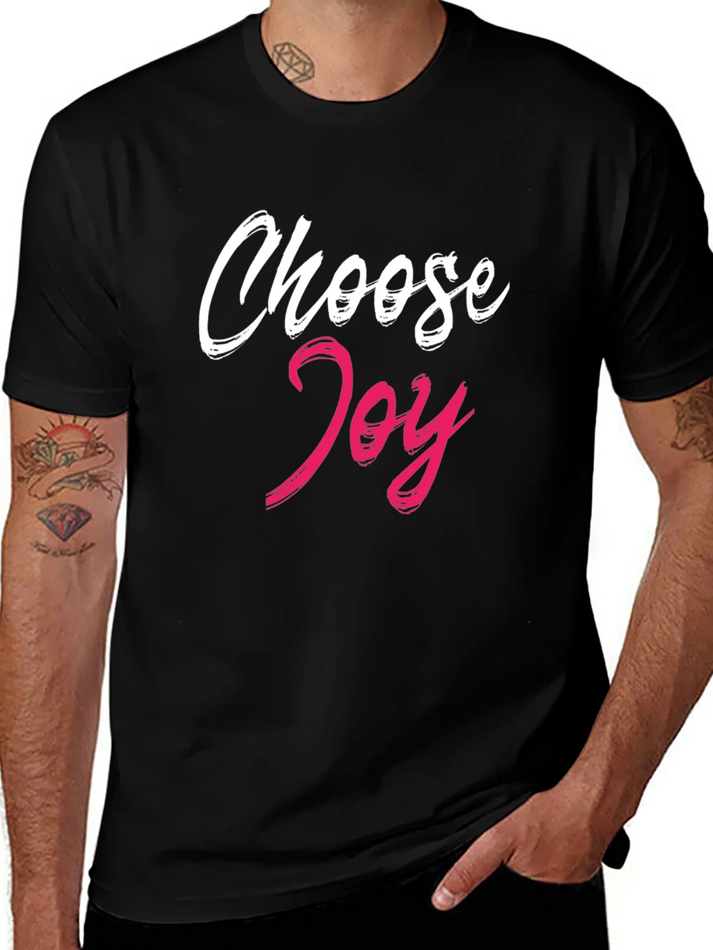 Choose Joy Graphic Tee - Positive Vibes