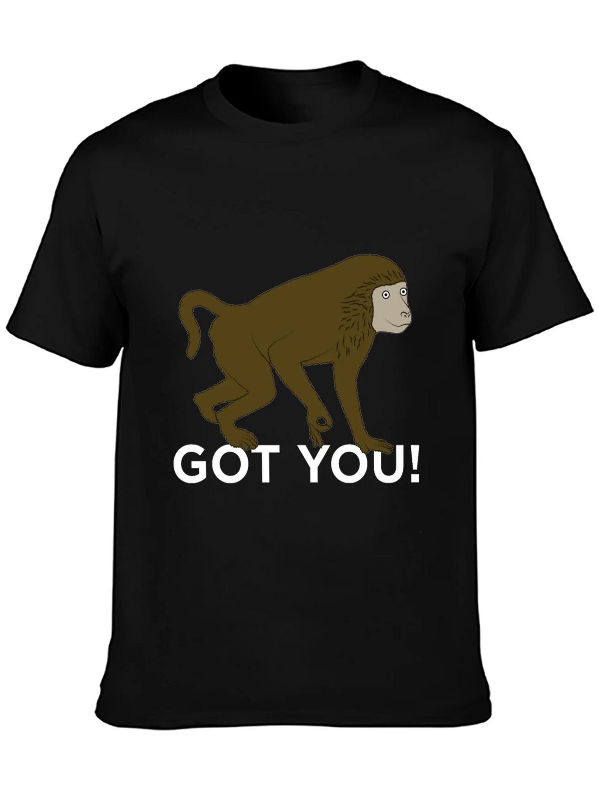 Got You! Monkey Graphic Tee - Novelty T-Shirt