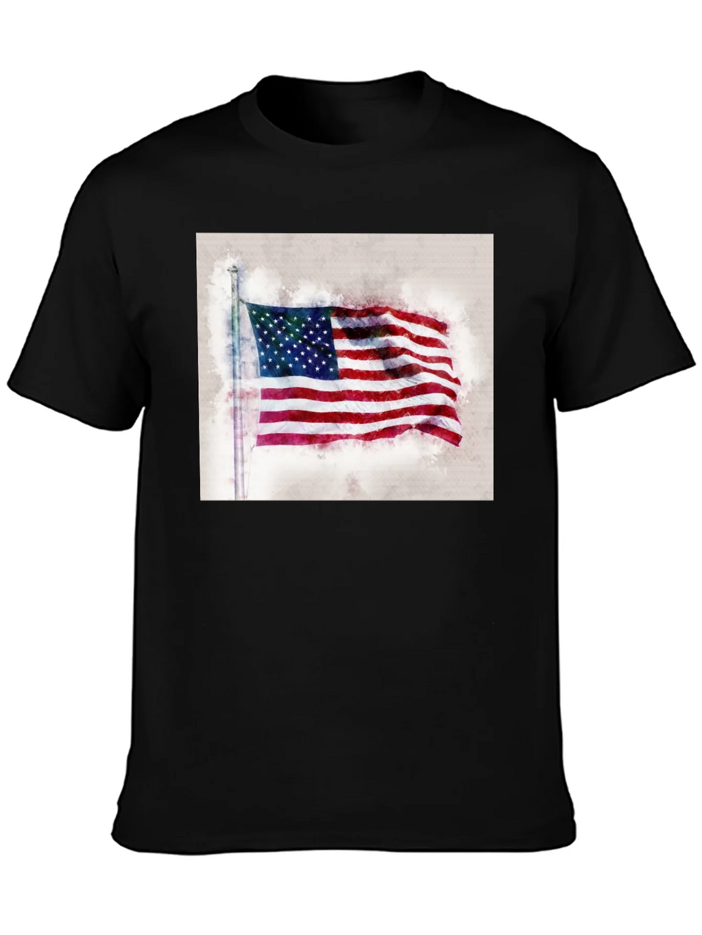 American Flag Graphic Tee - Patriotic Style