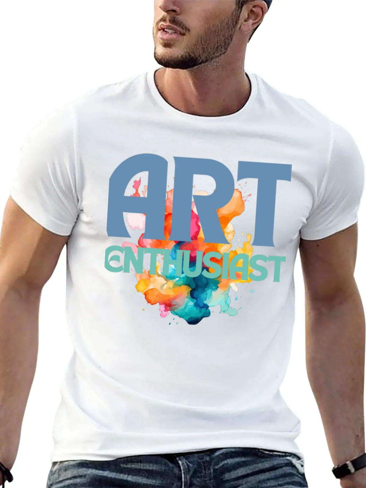 Art Enthusiast T-Shirt - Artistic Design