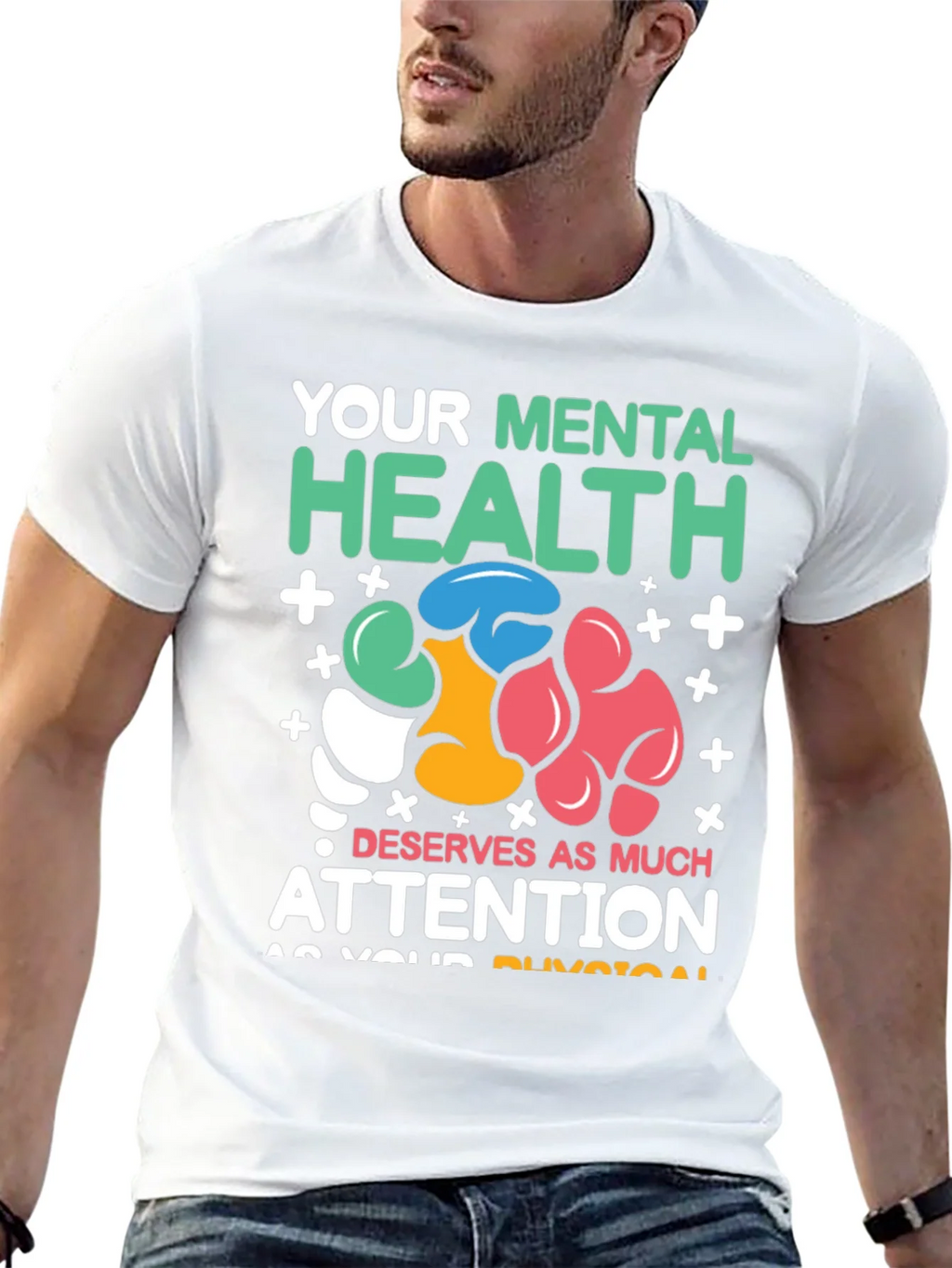 Mental Health Awareness Graphic T-Shirt
