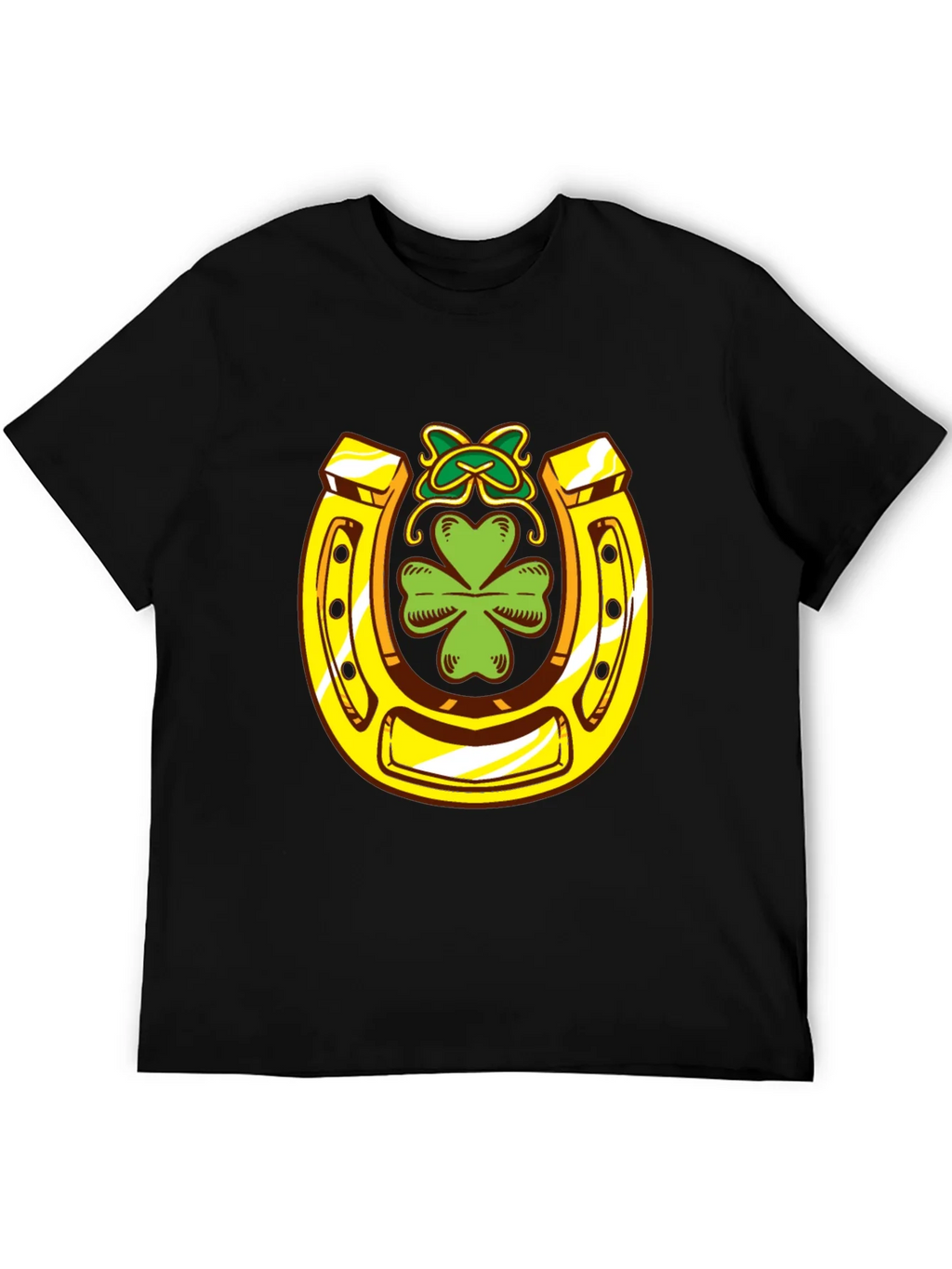 Lucky Horseshoe Clover T-Shirt
