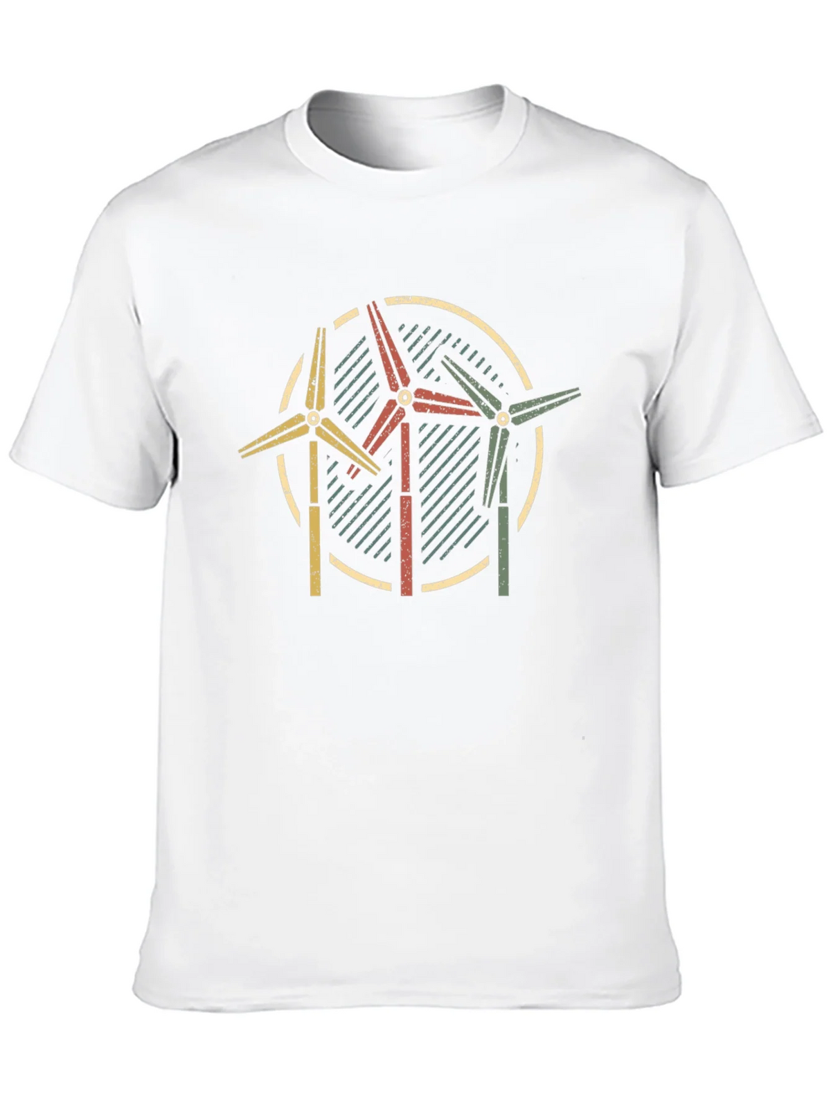 Retro Wind Turbine Graphic Tee