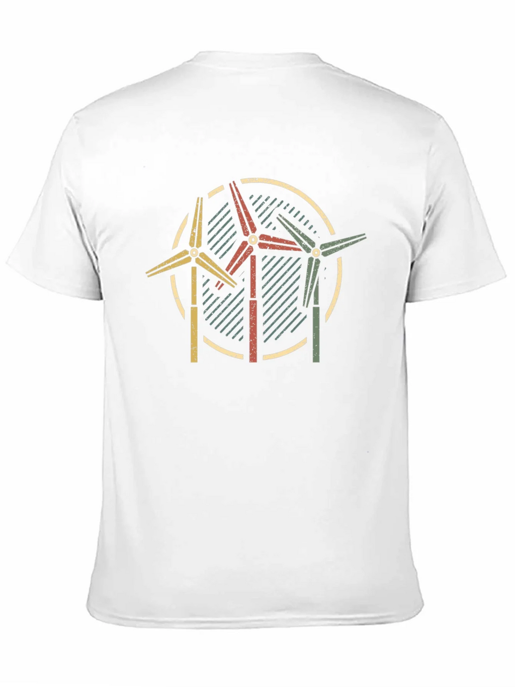 Retro Wind Turbine Graphic Tee