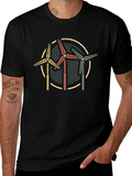 Retro Wind Turbine Graphic Tee