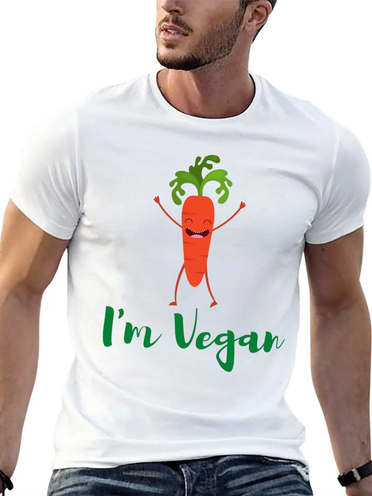 Im Vegan Carrot Graphic T-Shirt