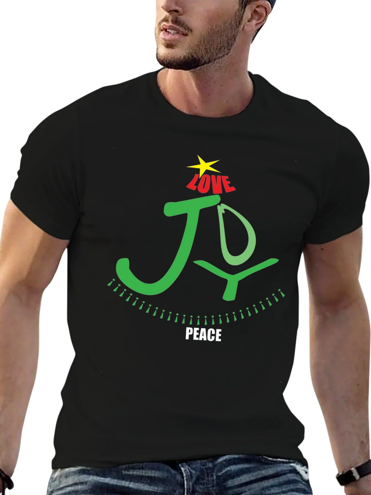 Joy Love Peace Christmas T-Shirt