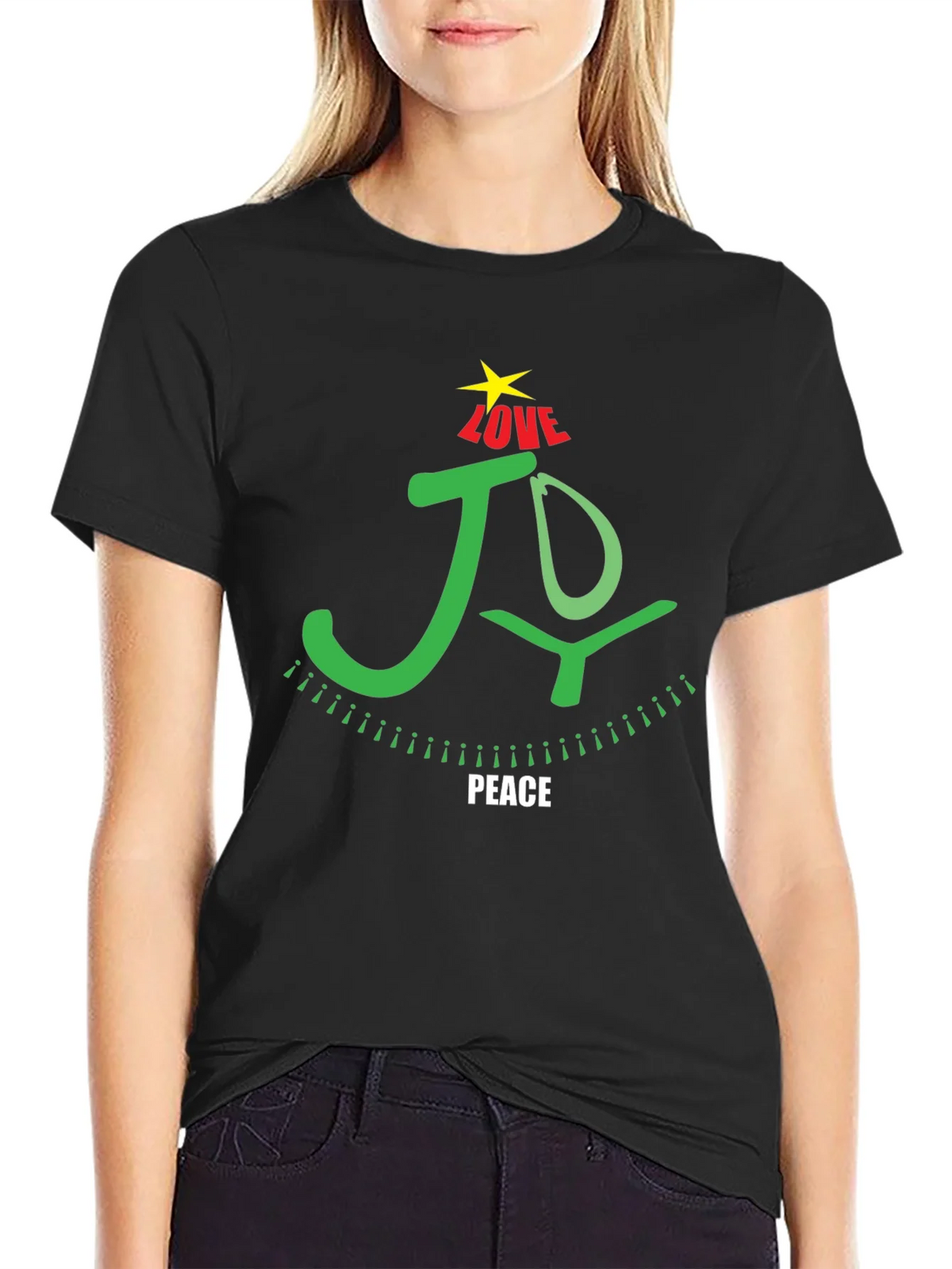 Joy Love Peace Christmas T-Shirt