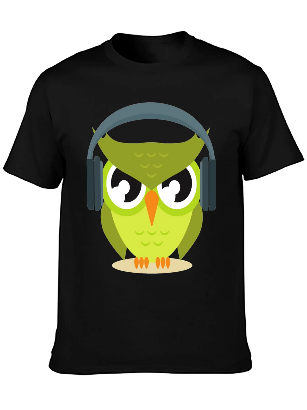 Owl with Headphones Graphic Tee - Cool & Trendy
