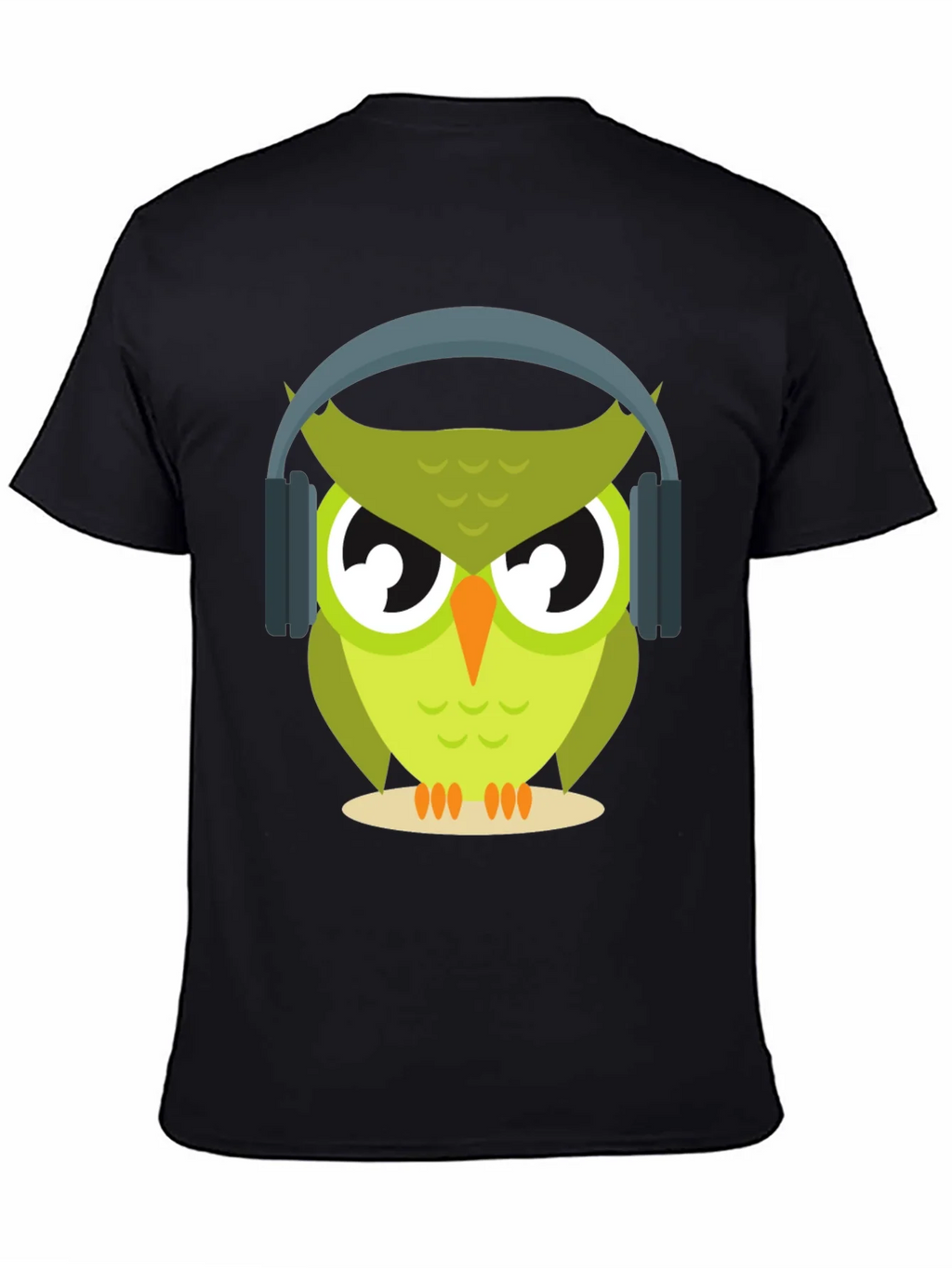 Owl with Headphones Graphic Tee - Cool & Trendy