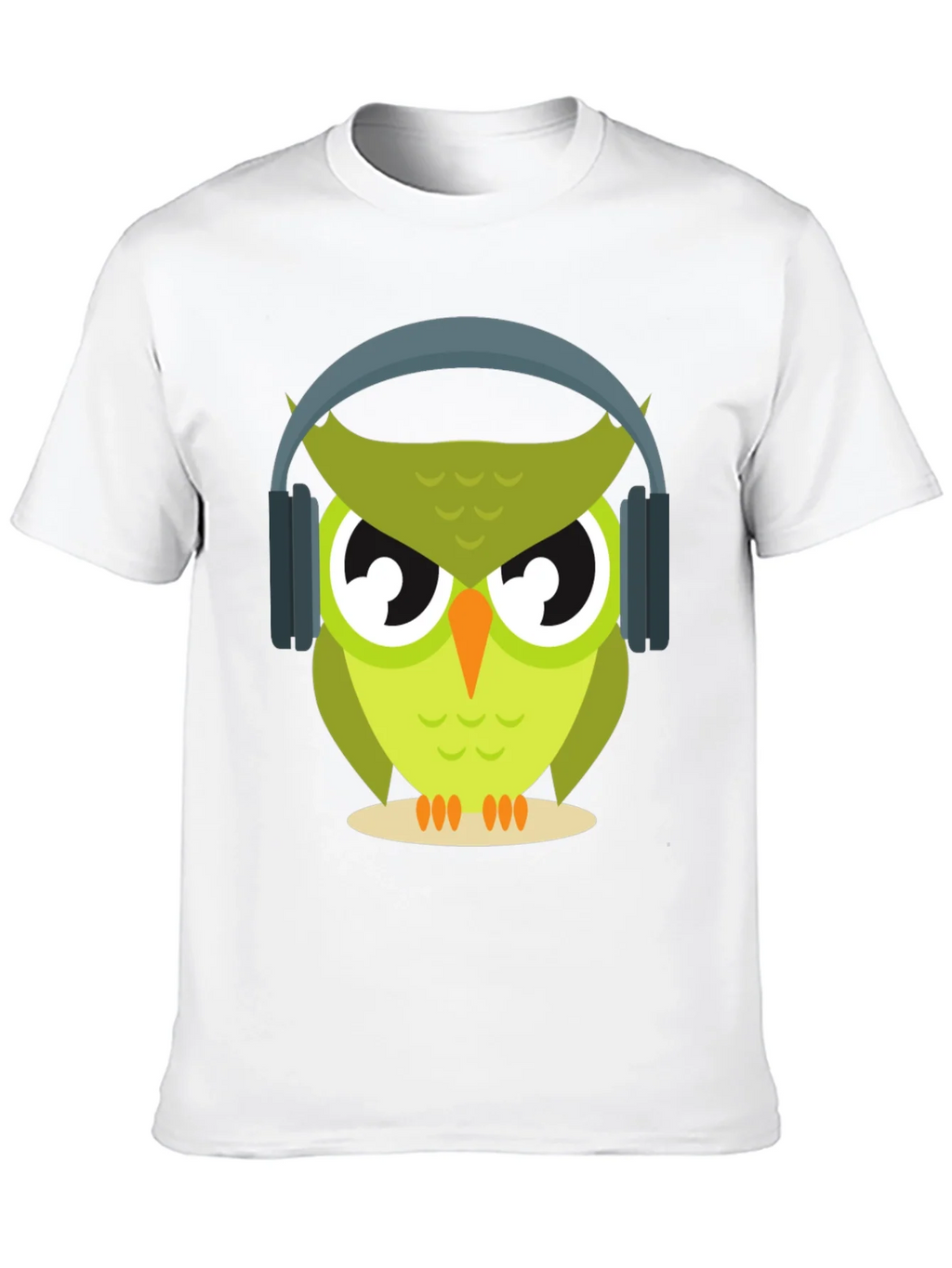 Owl with Headphones Graphic Tee - Cool & Trendy