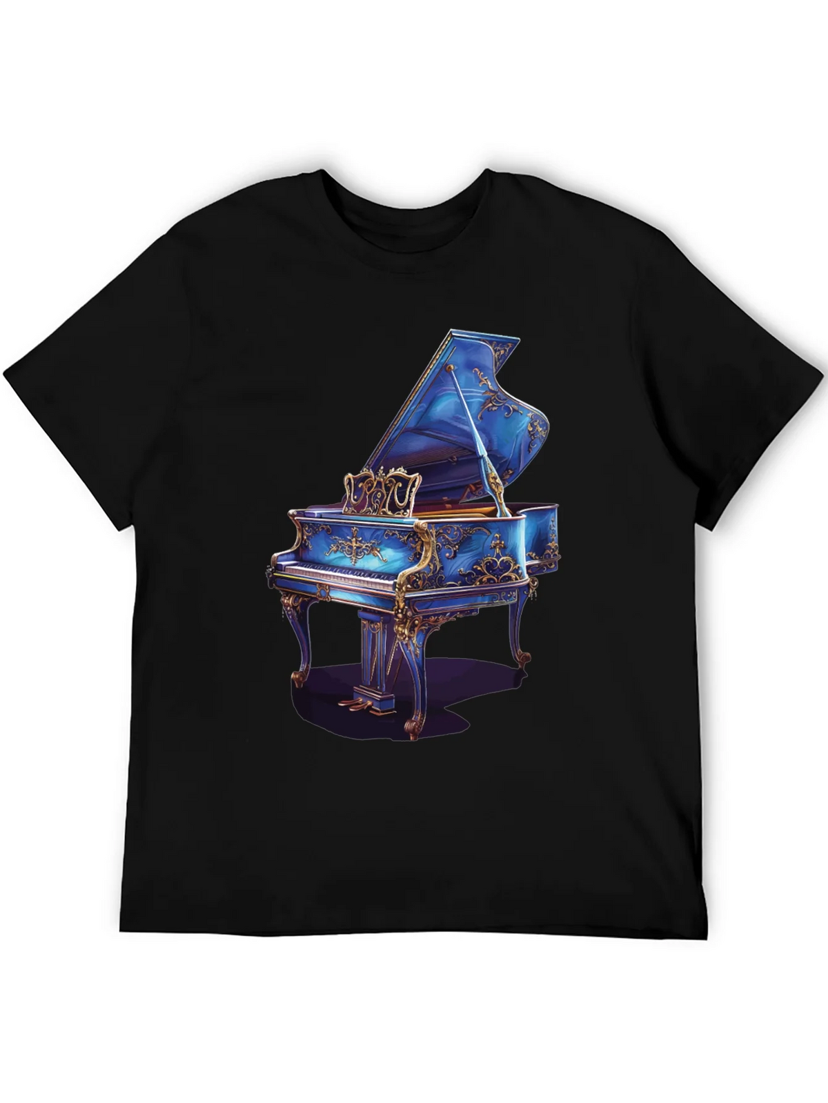Grand Piano Graphic Tee - Stylish Music Lover Shirt