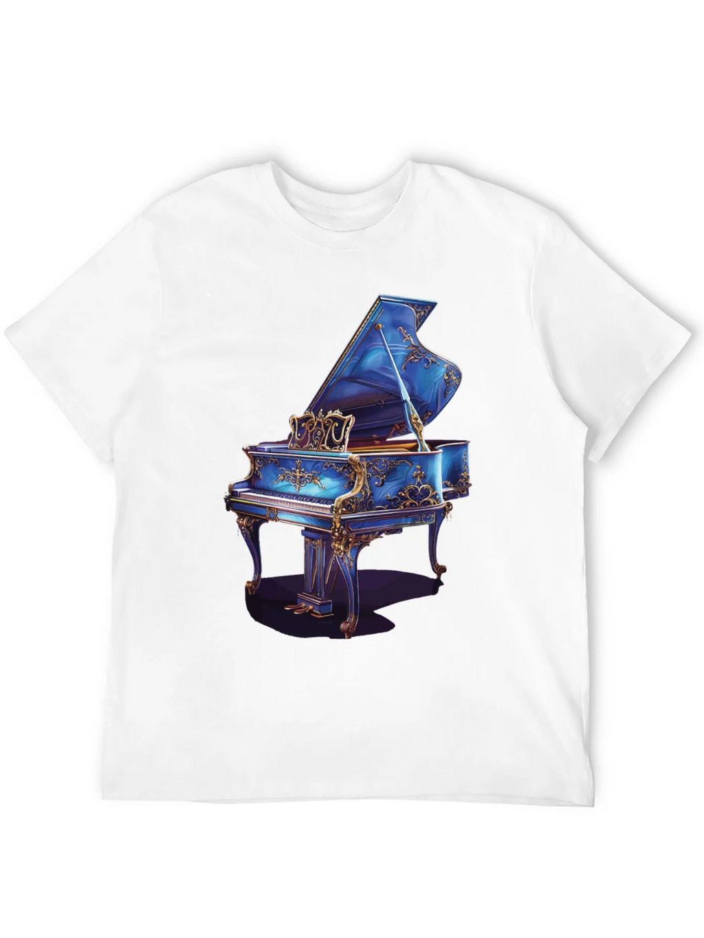 Grand Piano Graphic Tee - Stylish Music Lover Shirt