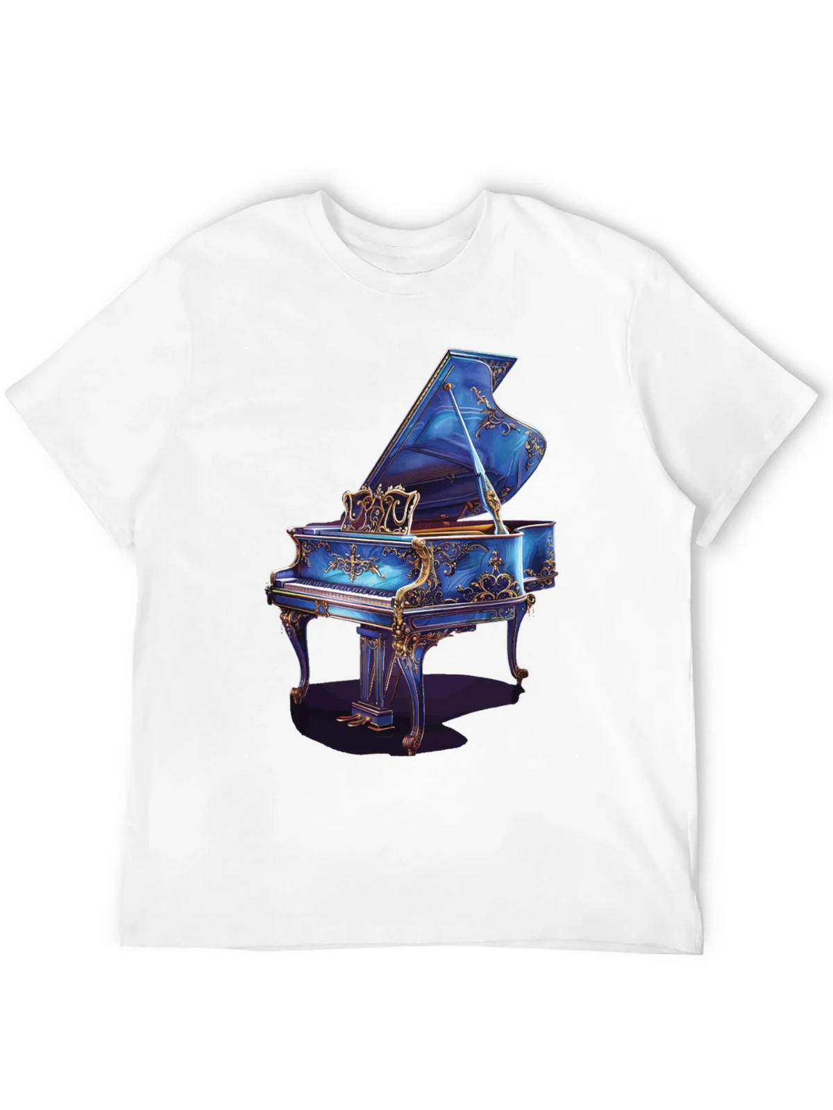 Grand Piano Graphic Tee - Stylish Music Lover Shirt