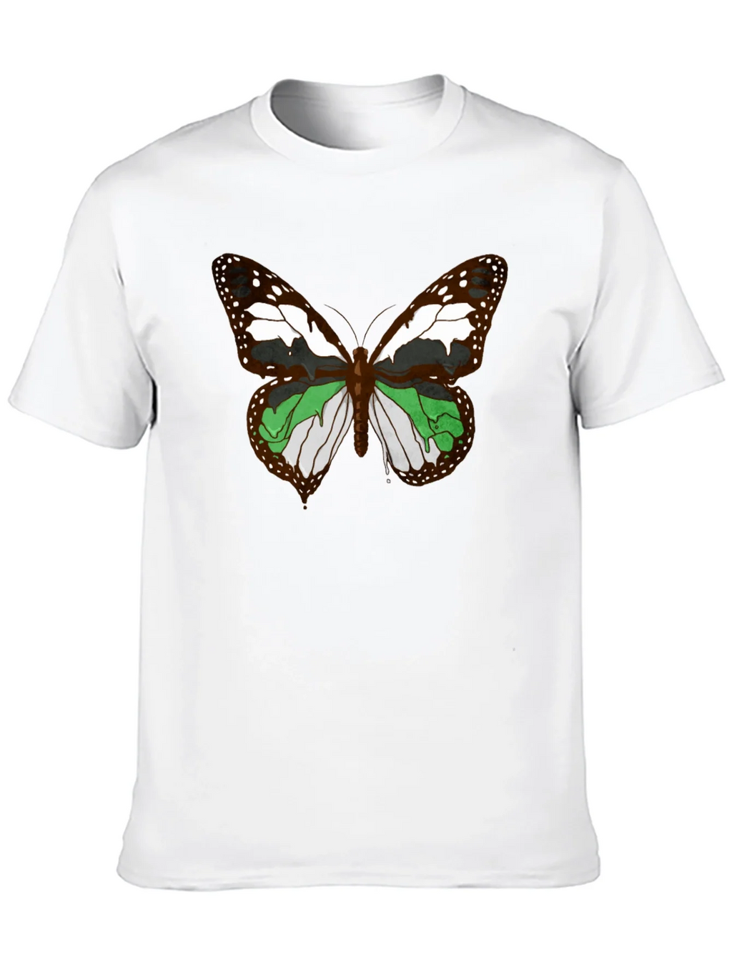 Butterfly Graphic T-Shirt - Black Cotton Tee