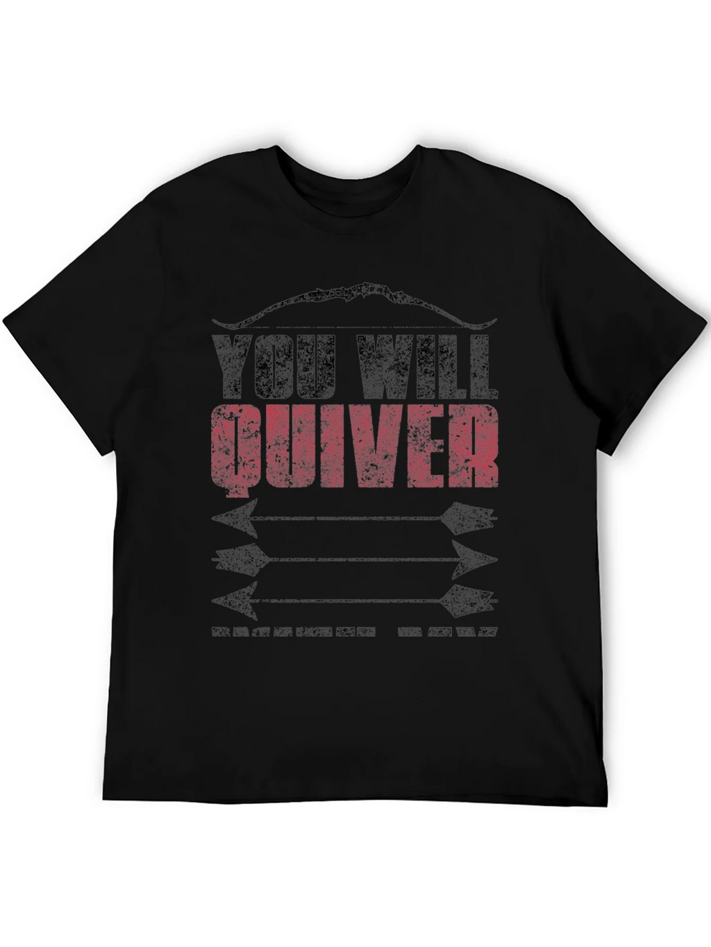 You Will Quiver Arrow Graphic Tee - Black