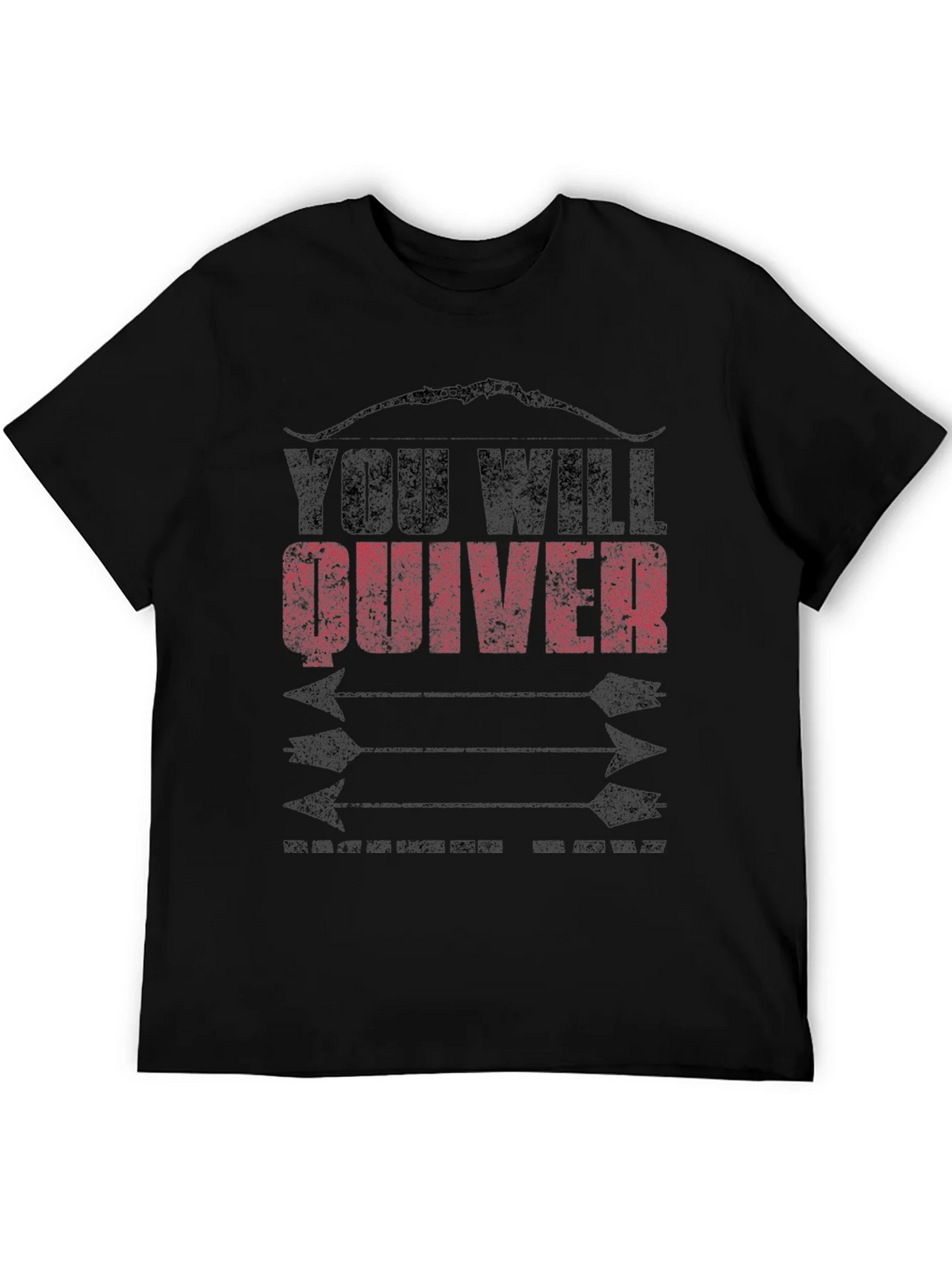 You Will Quiver Arrow Graphic Tee - Black
