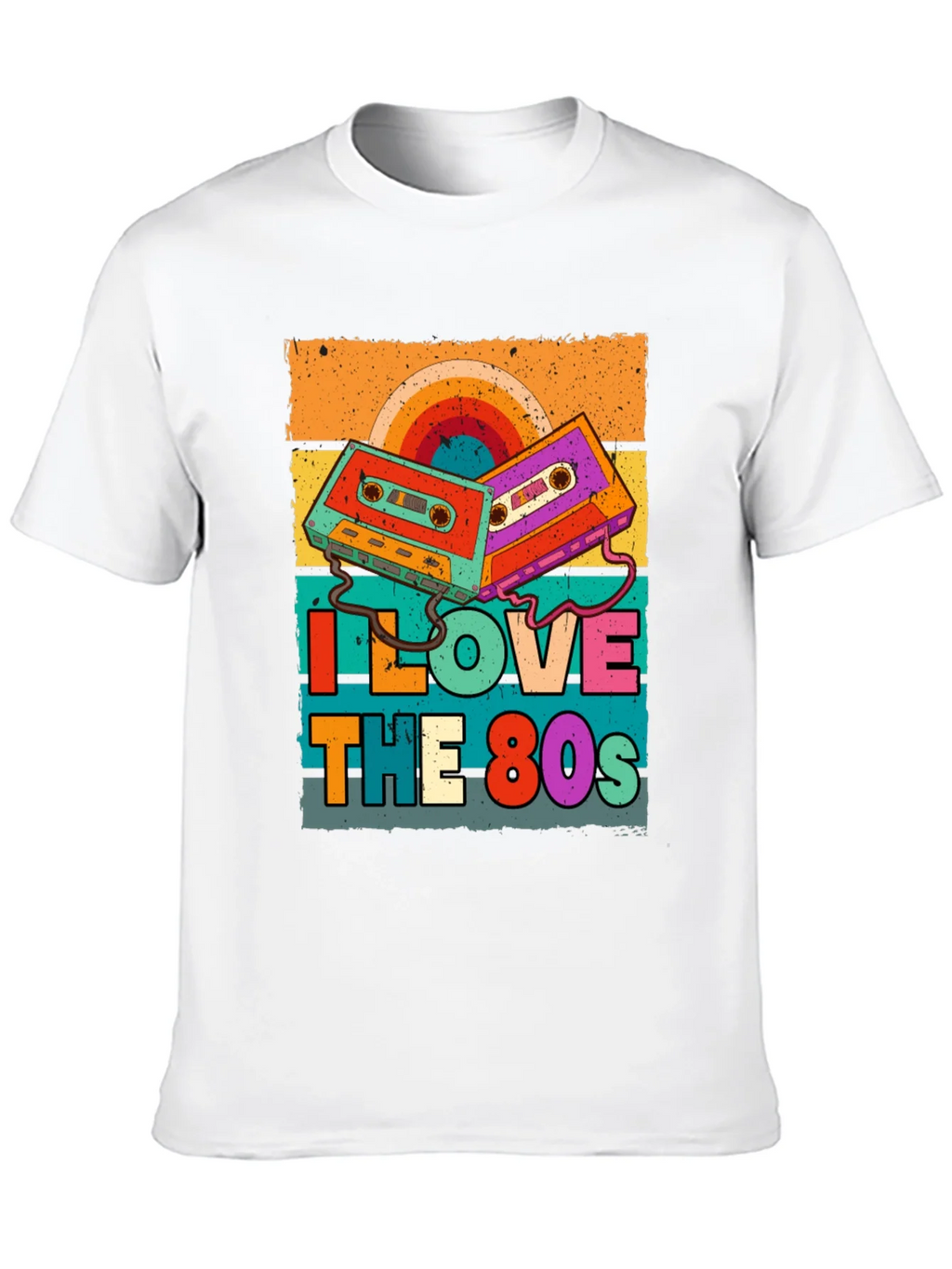 I Love the 80s Retro Cassette Tape T-Shirt