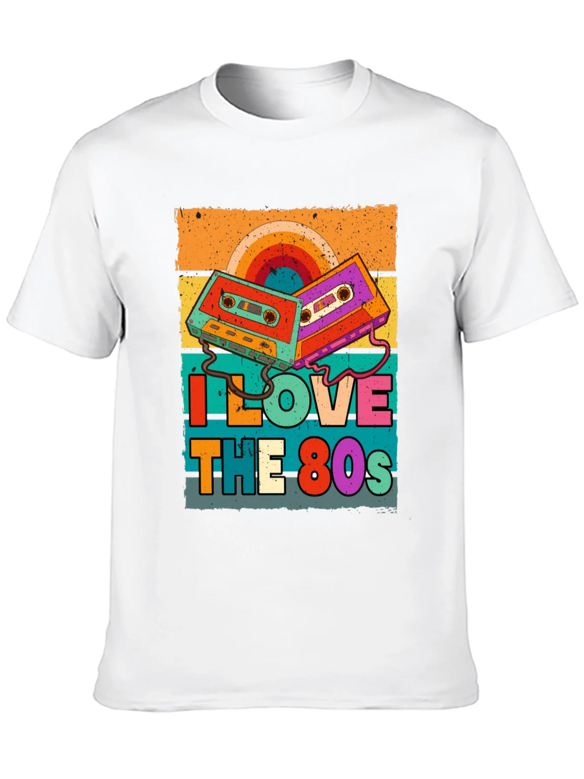 I Love the 80s Retro Cassette Tape T-Shirt