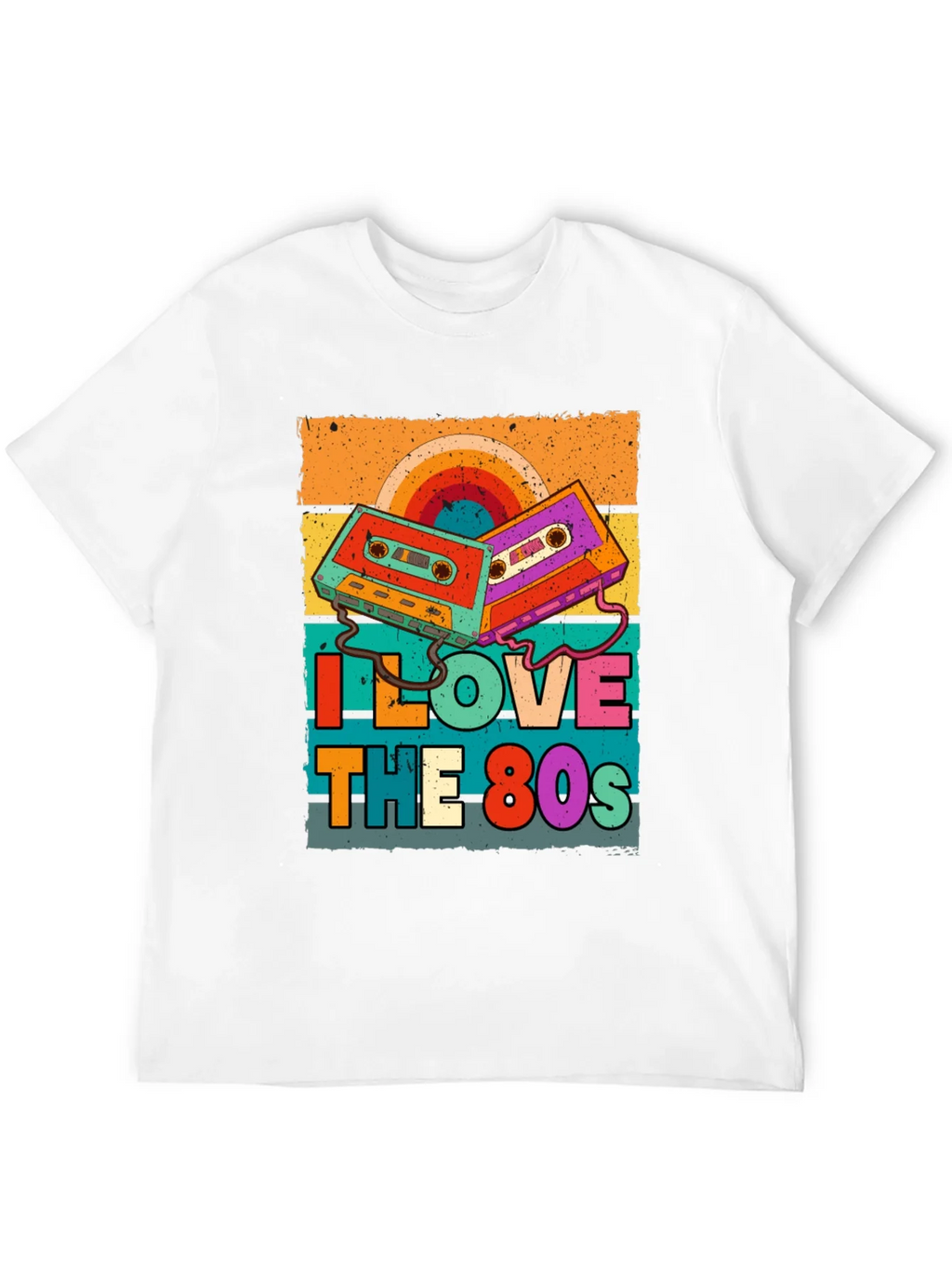 I Love the 80s Retro Cassette Tape T-Shirt
