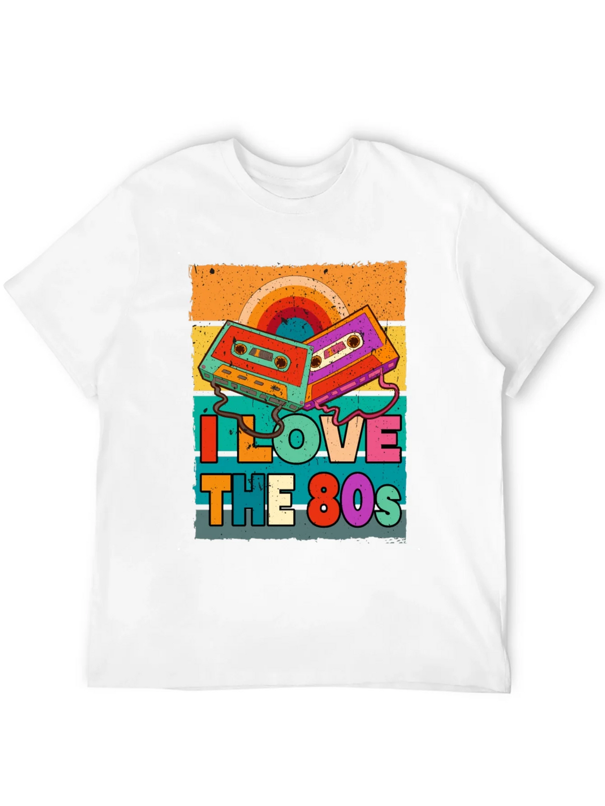 I Love the 80s Retro Cassette Tape T-Shirt