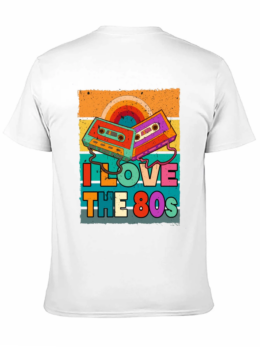 I Love the 80s Retro Cassette Tape T-Shirt