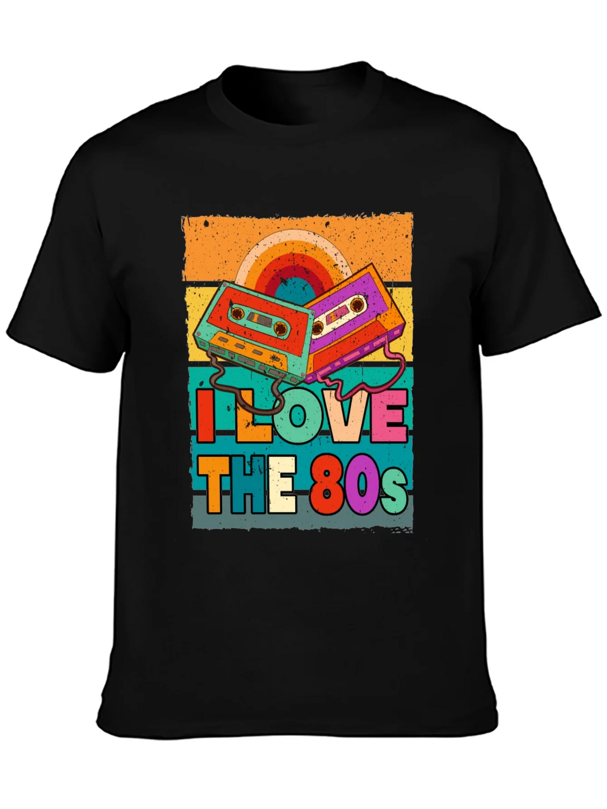 I Love the 80s Retro Cassette Tape T-Shirt