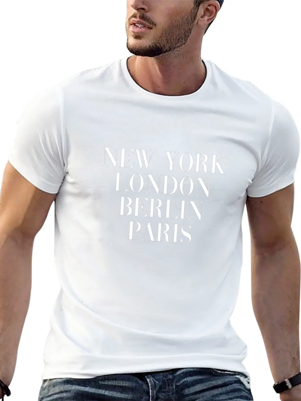 New York London Berlin Paris Graphic Tee