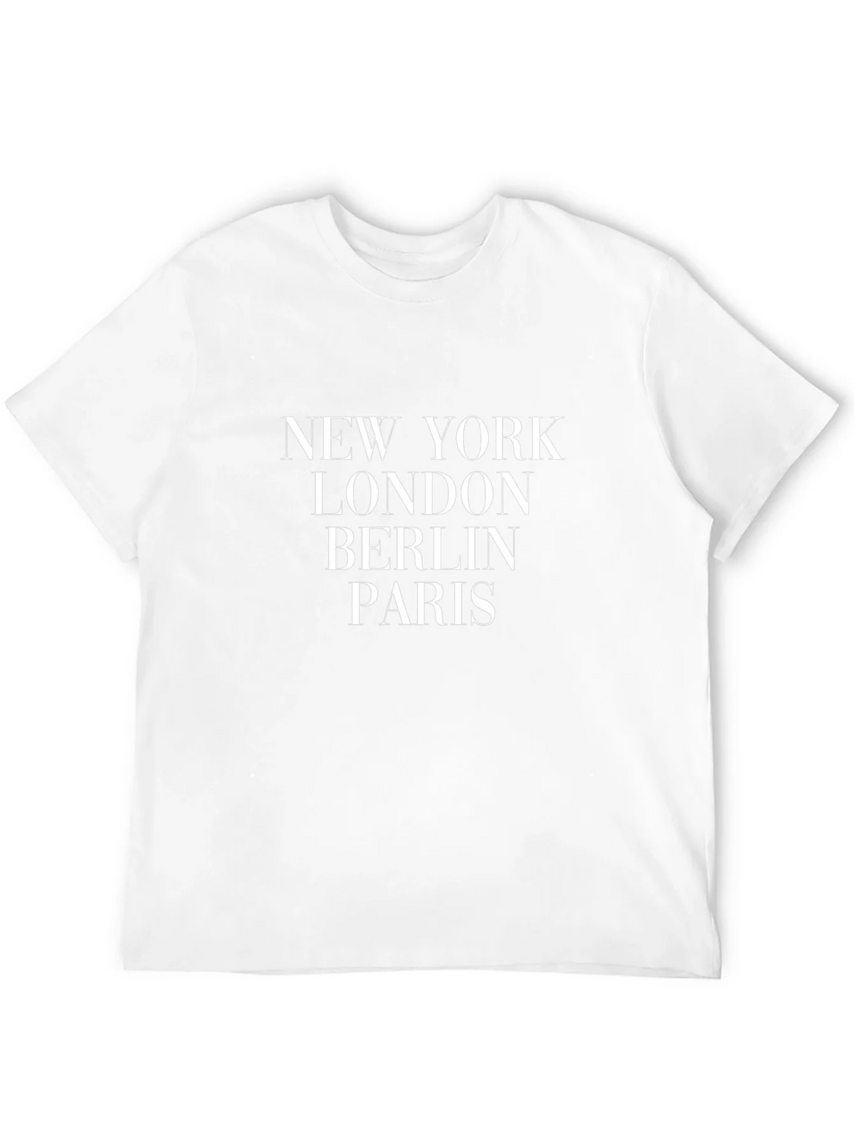 New York London Berlin Paris Graphic Tee