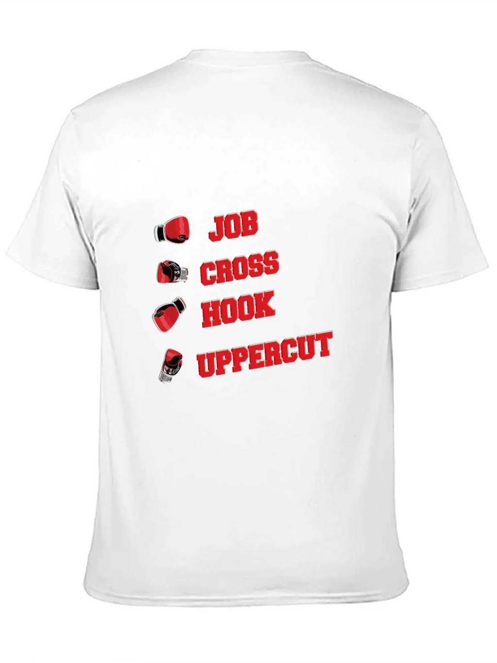 Boxing Punch T-Shirt - Jab Cross Hook Uppercut