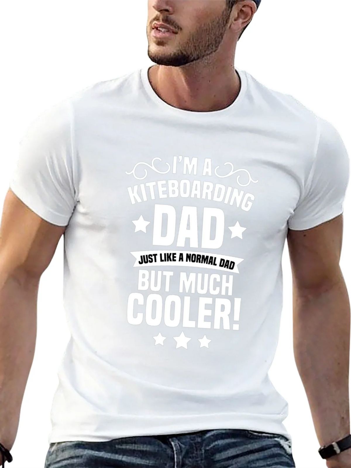 Kiteboarding Dad T-Shirt - Cool Fathers Day Gift