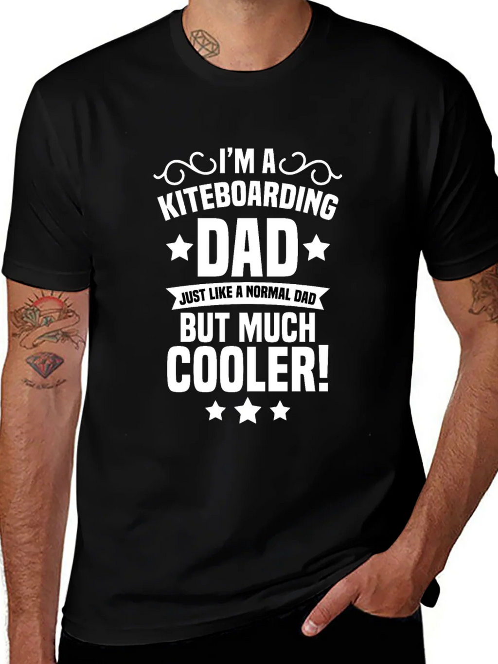 Kiteboarding Dad T-Shirt - Cool Fathers Day Gift