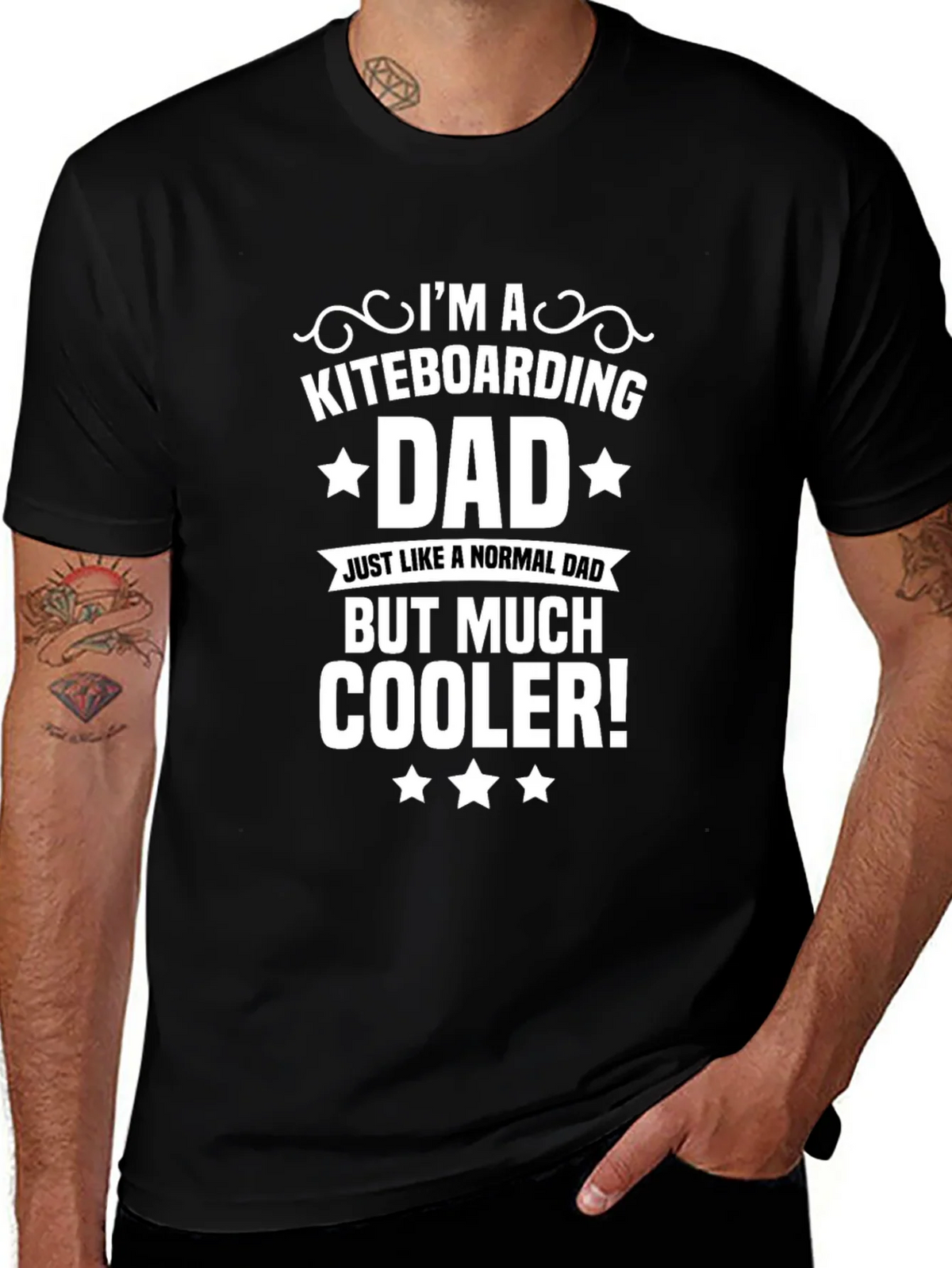 Kiteboarding Dad T-Shirt - Cool Fathers Day Gift