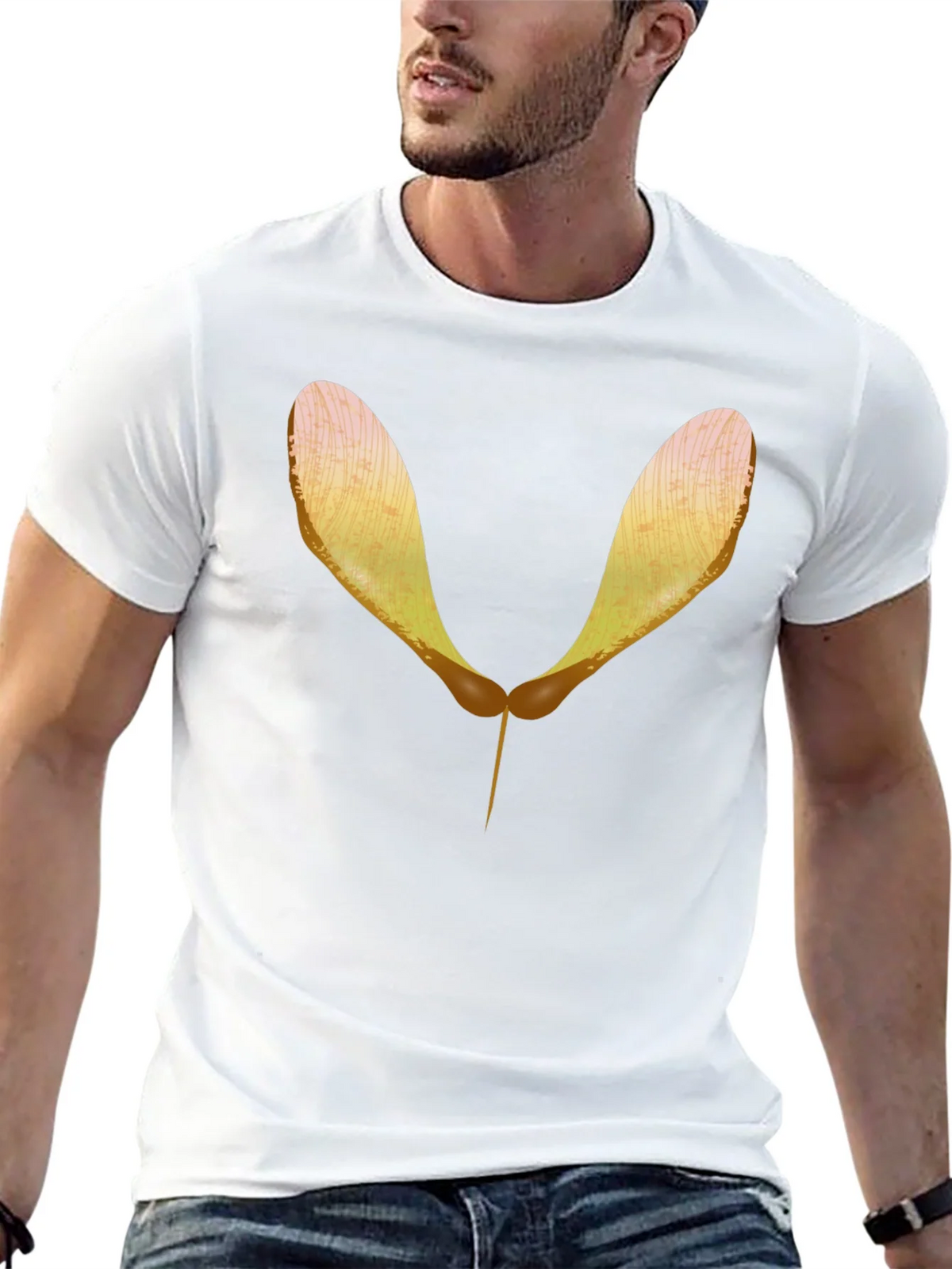Sycamore Seed Graphic Tee - Black Casual T-Shirt