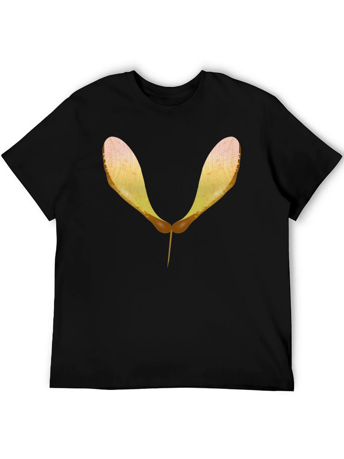 Sycamore Seed Graphic Tee - Black Casual T-Shirt