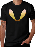 Sycamore Seed Graphic Tee - Black Casual T-Shirt