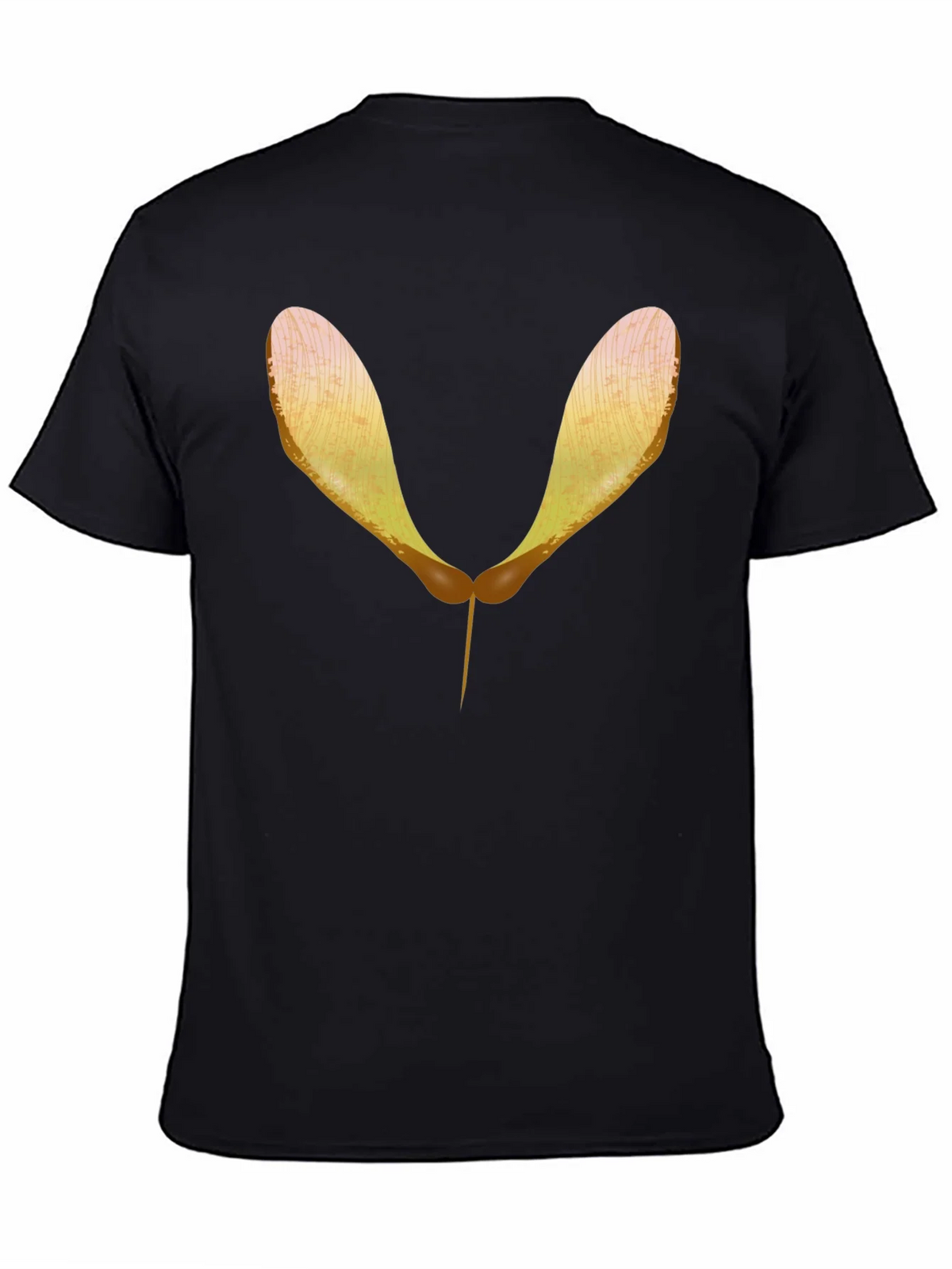 Sycamore Seed Graphic Tee - Black Casual T-Shirt