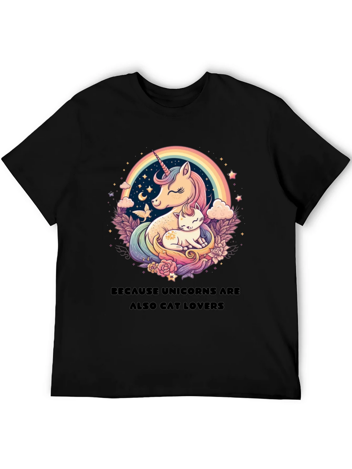 Unicorn & Cat Lover T-Shirt