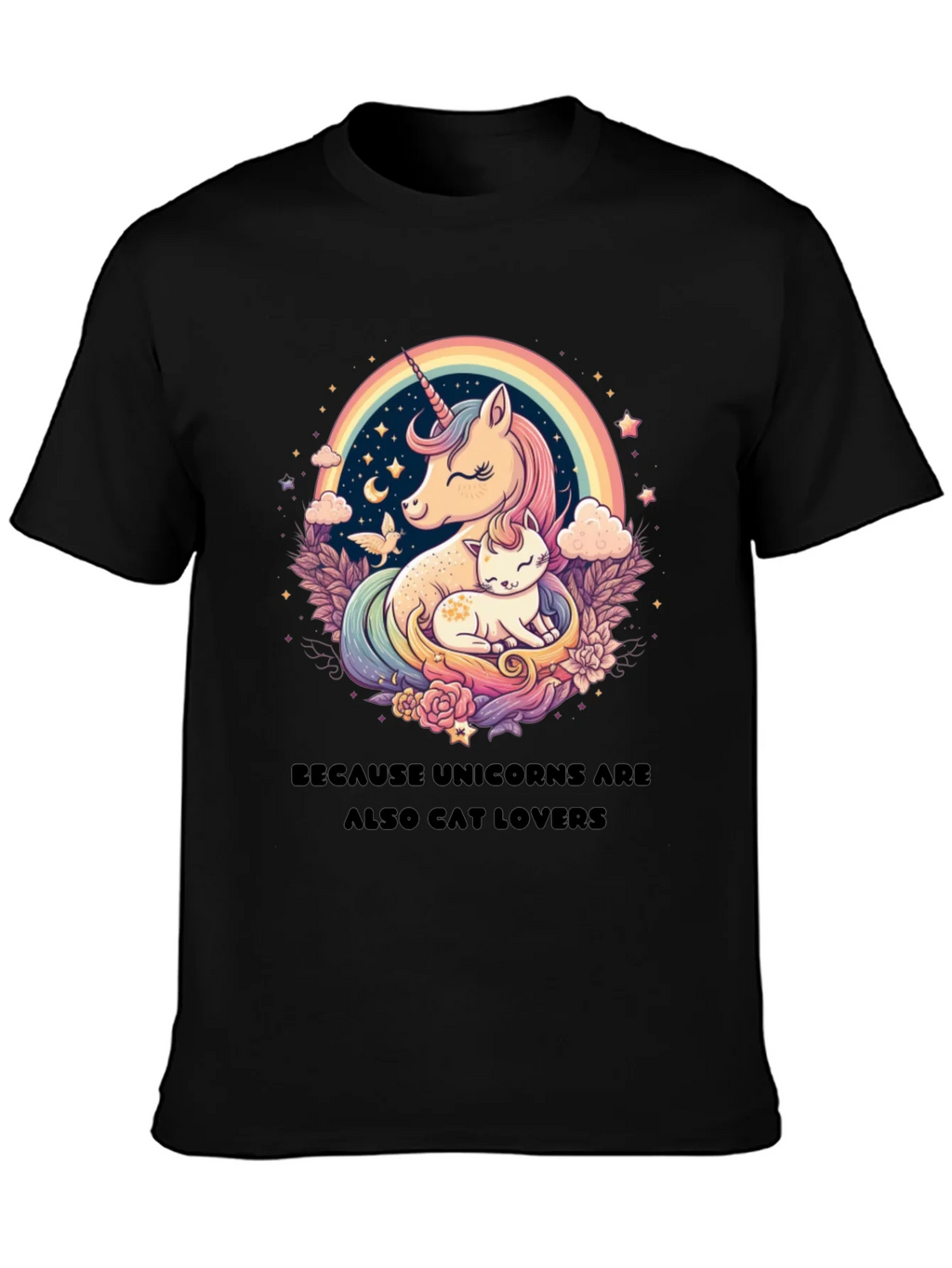 Unicorn & Cat Lover T-Shirt
